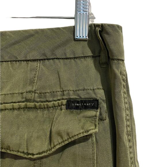 Sanctuary Army Green Cadet Core Cargo Pant Sz 28 - Picture 7 of 12